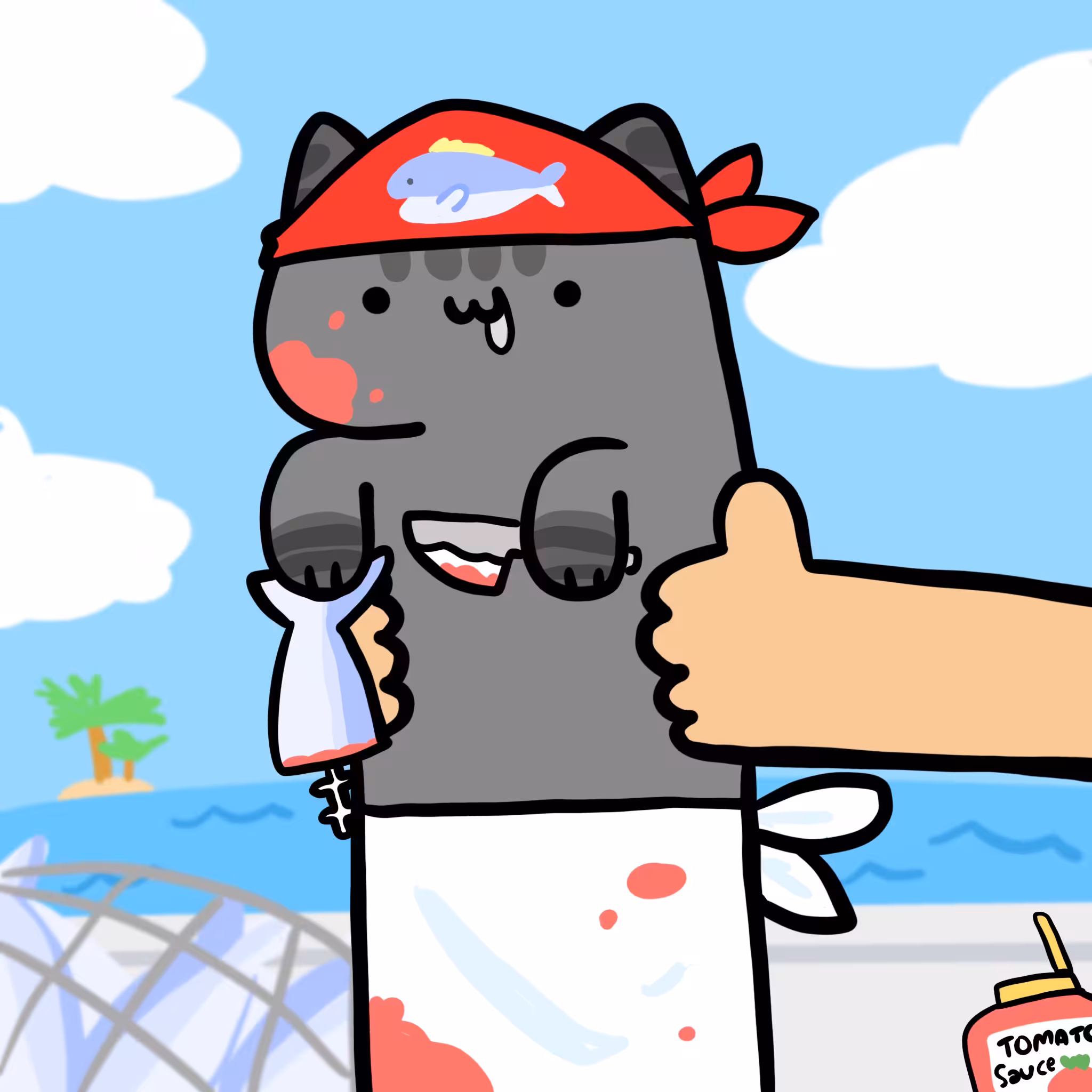 Long long fisher cat #047