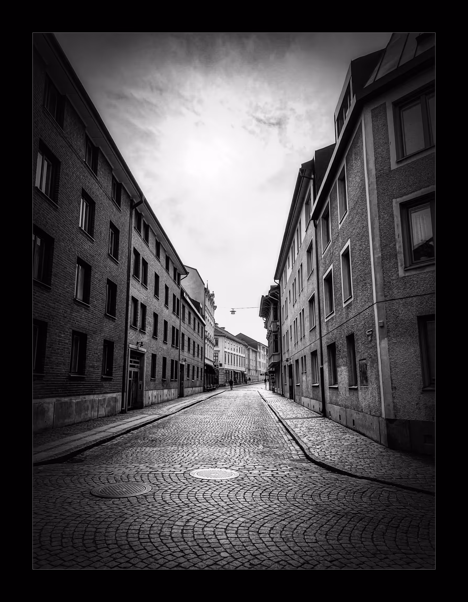 Cobbled street