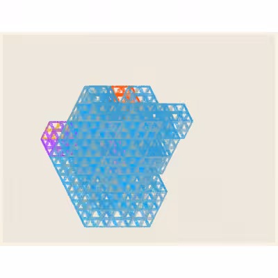 Brutalist Mesh Paintings #2