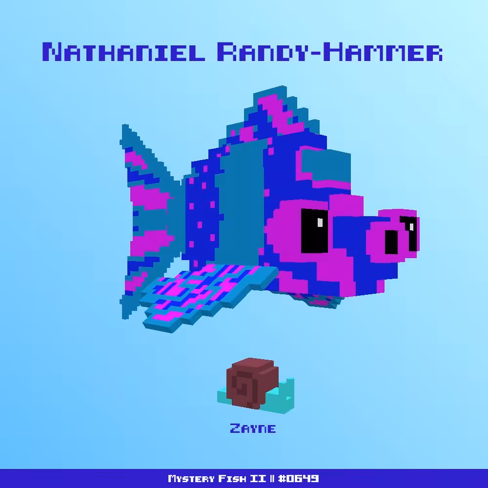 Nathaniel Randy-Hammer :: Mystery Fish 0649/1000 