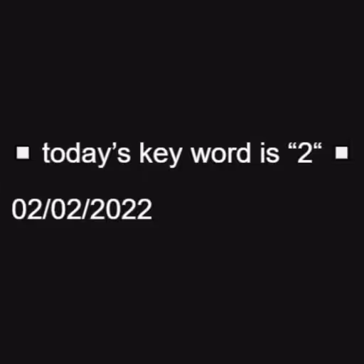 ◻️ today’s key word ...