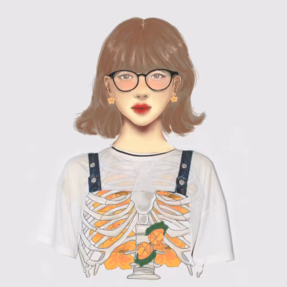 Blooming Skeleton 08