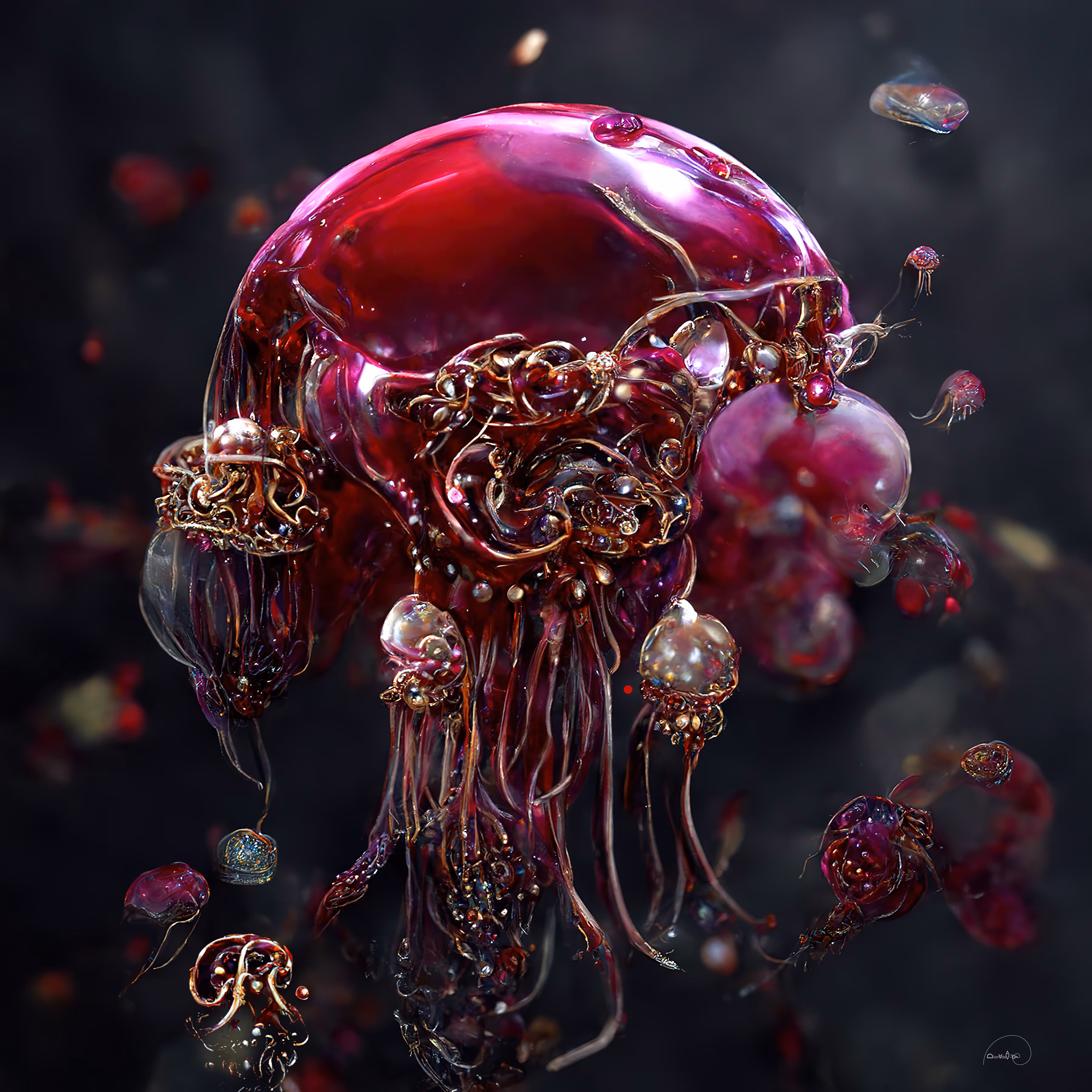 Floating Like Ruby and Her Jewels