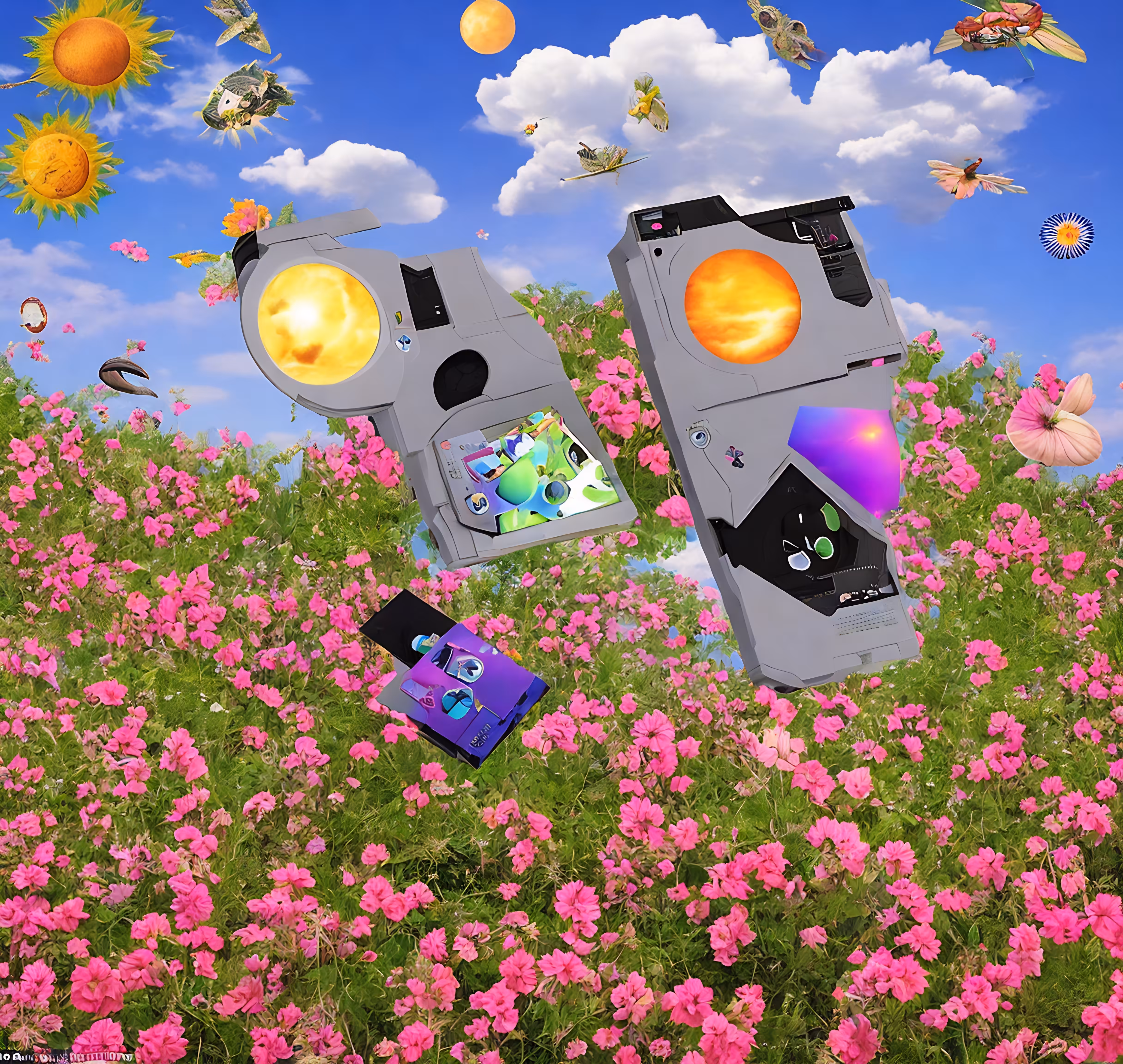 Obsolete Vision Blooms Synthetic Paradise
