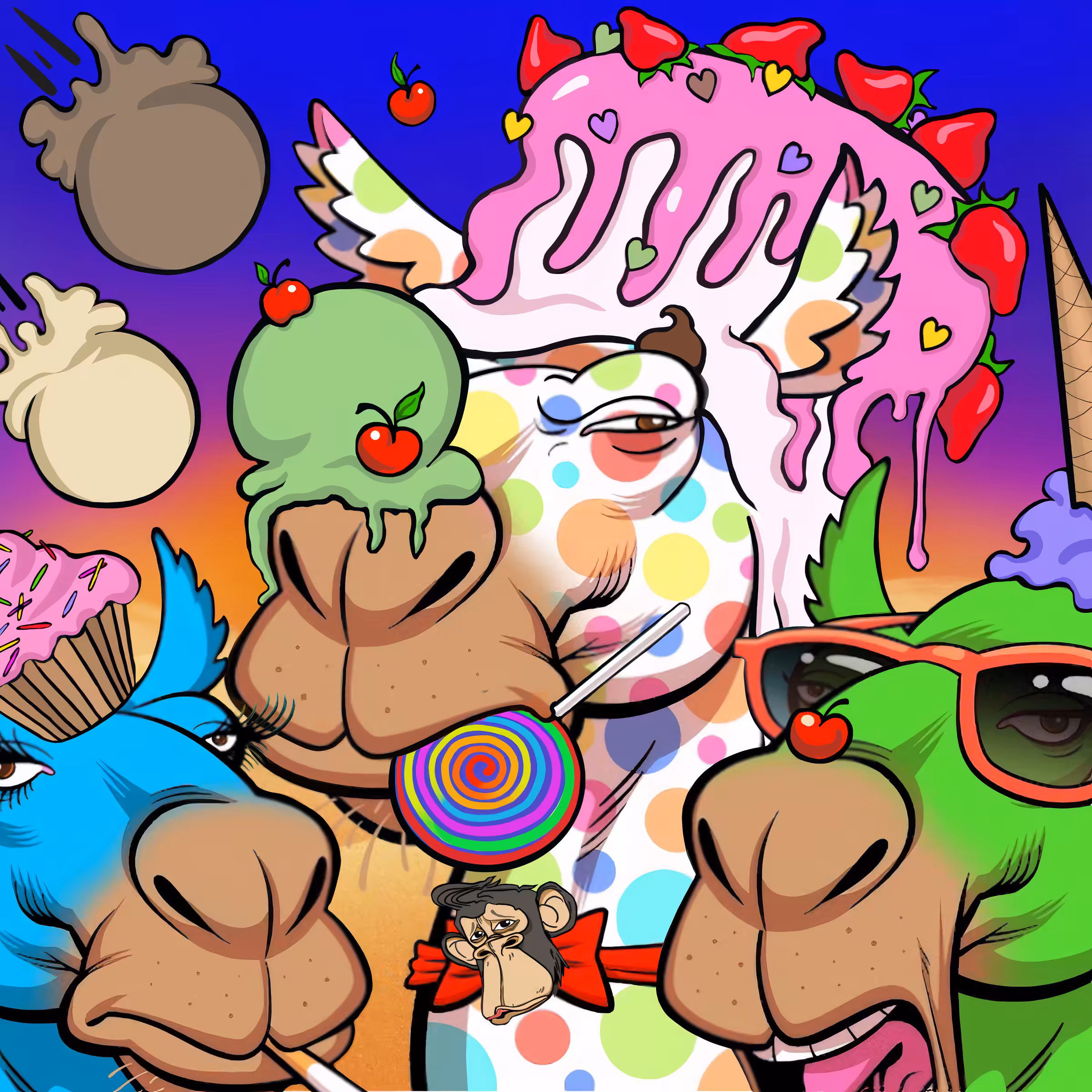 PARTY-CAKED CAMELS COLLECTION: Splatt #2