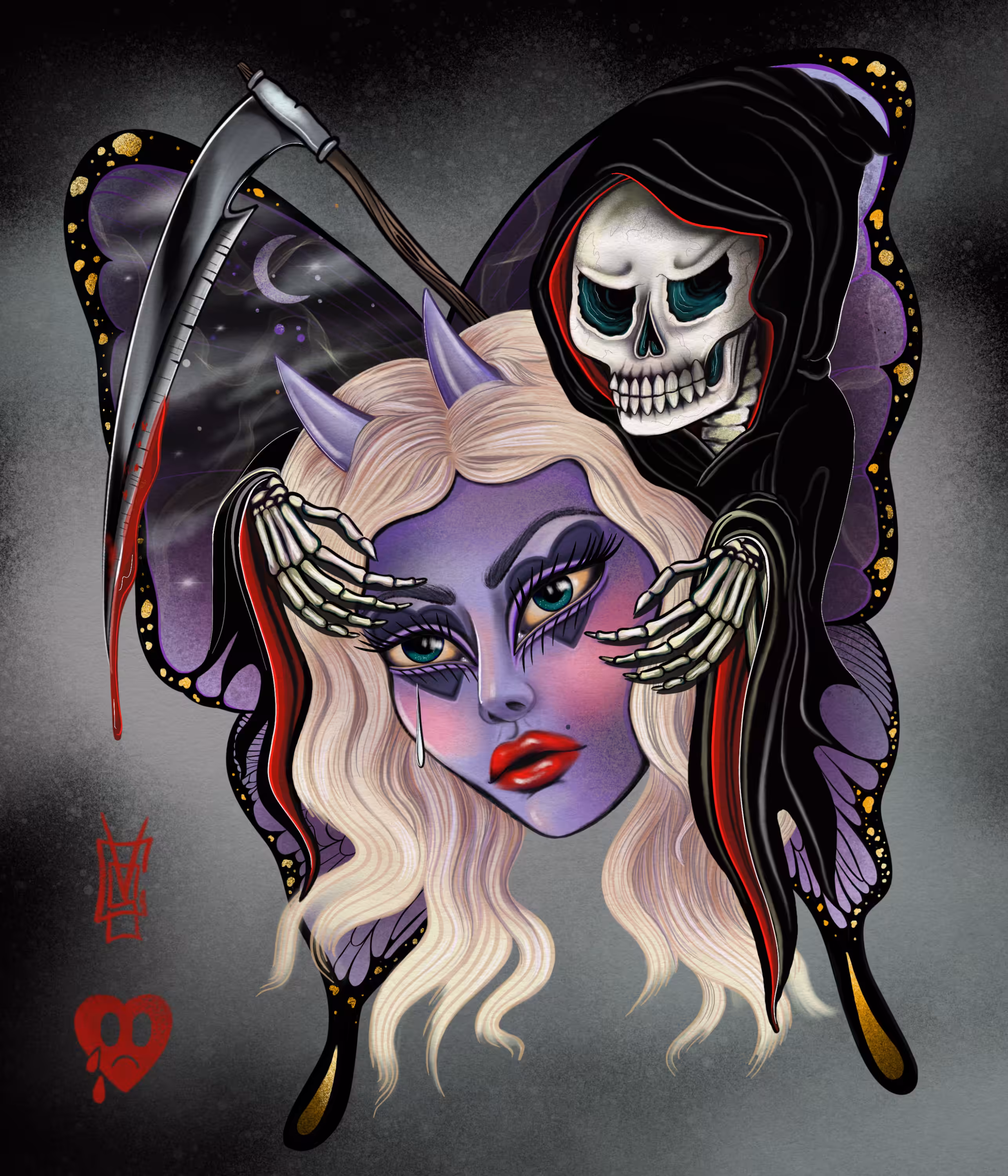 'Wings of Death' by Clare Von Savage