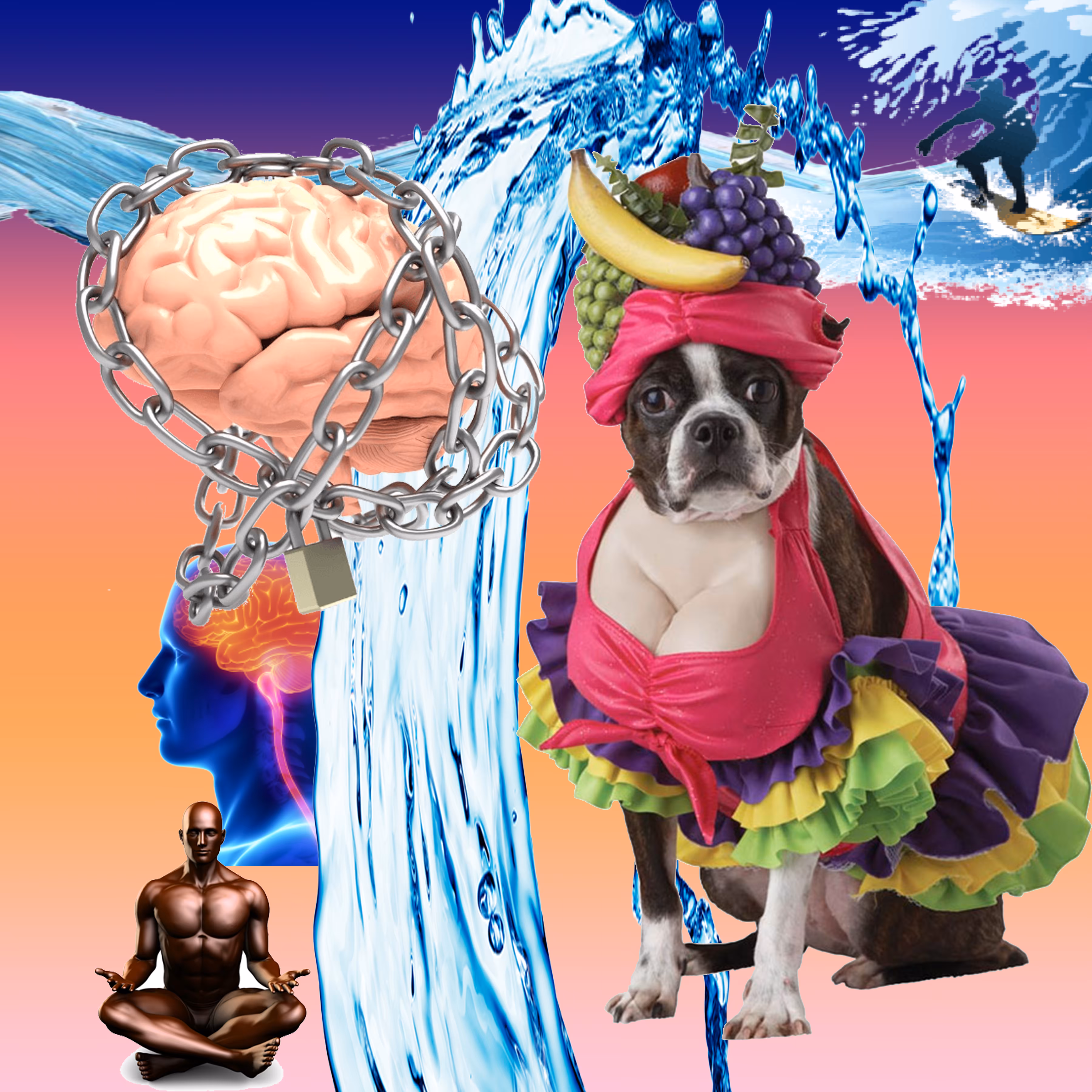 Telepathic Dog with Large Human Breasts, 2021