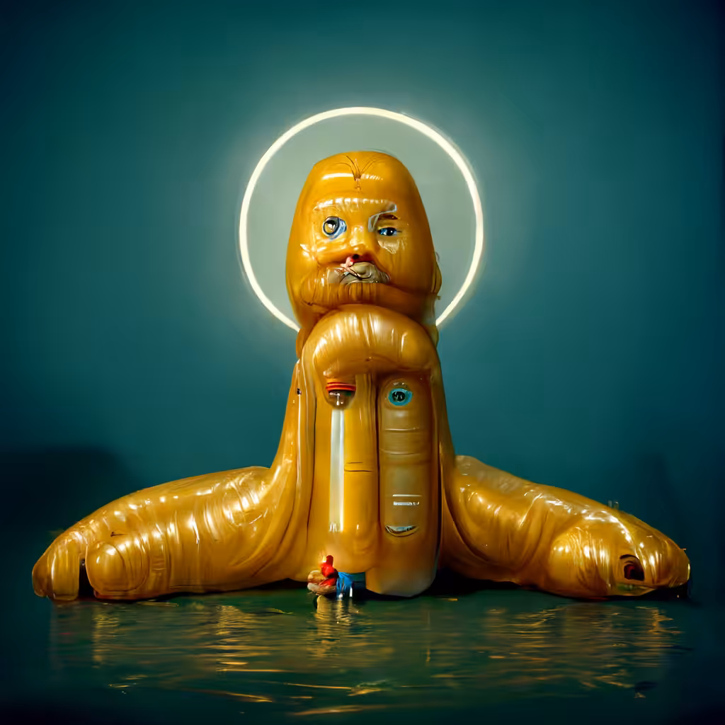 inflatable deity