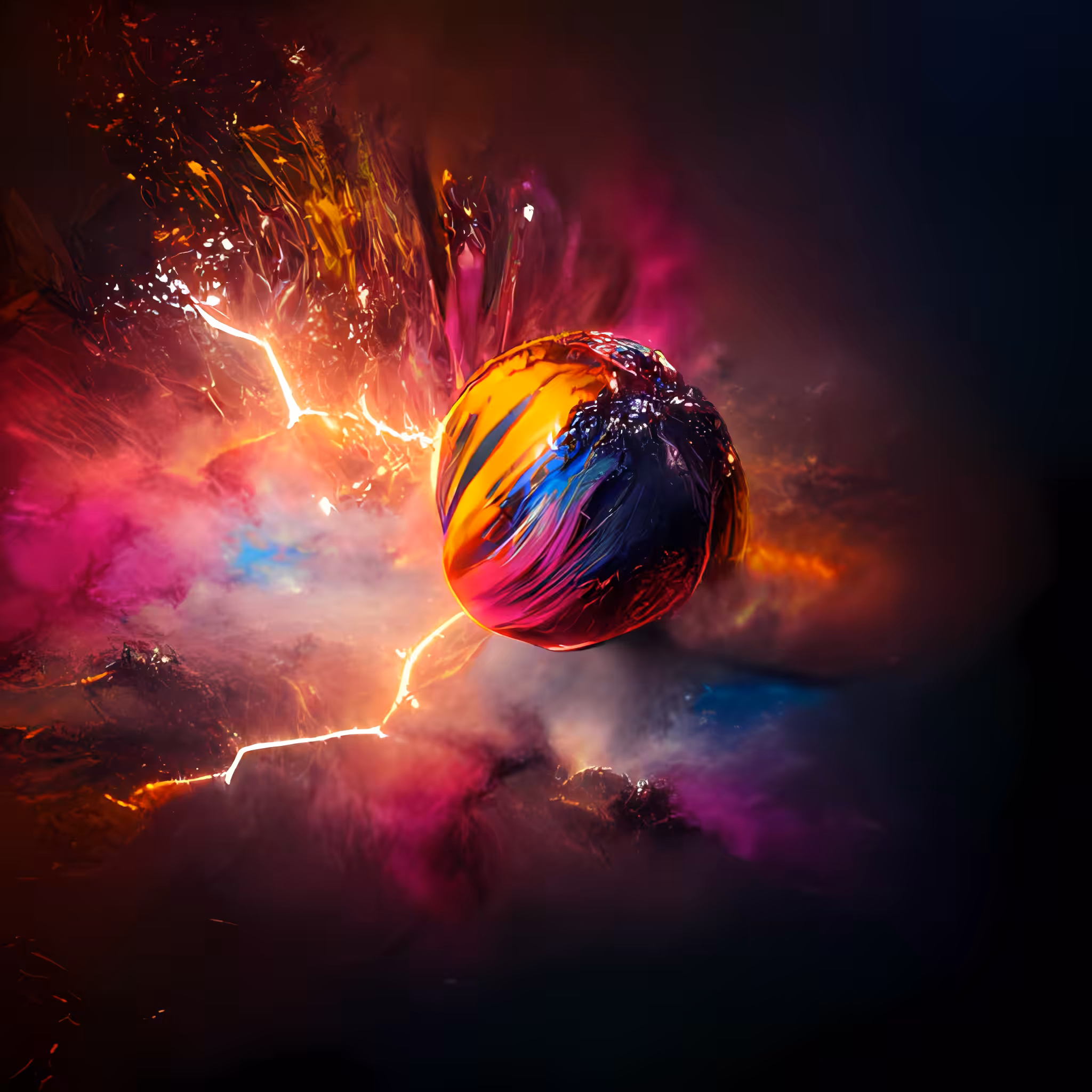 Electrifying sphere #3