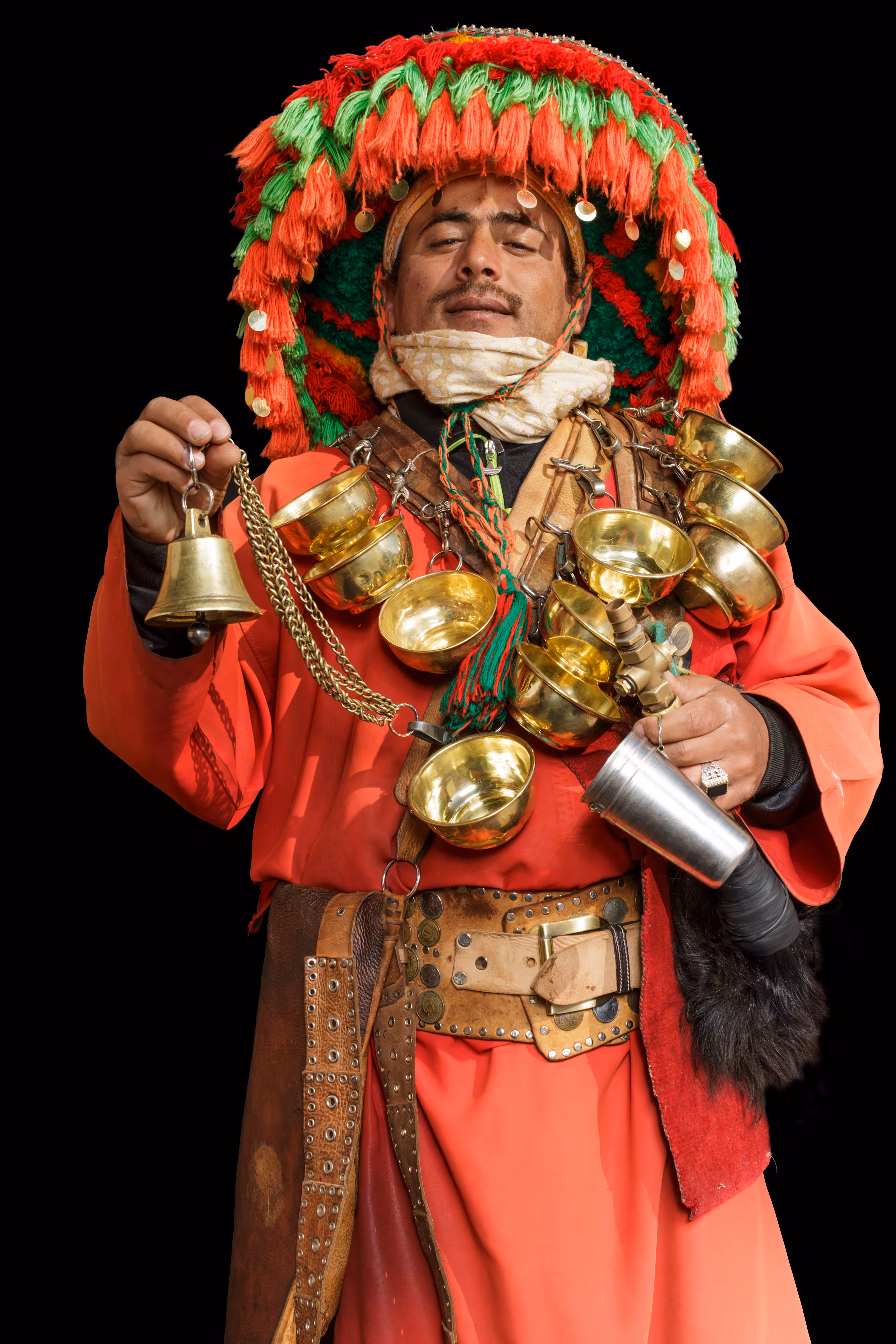 The water-carrier of Marrakech, Morocco