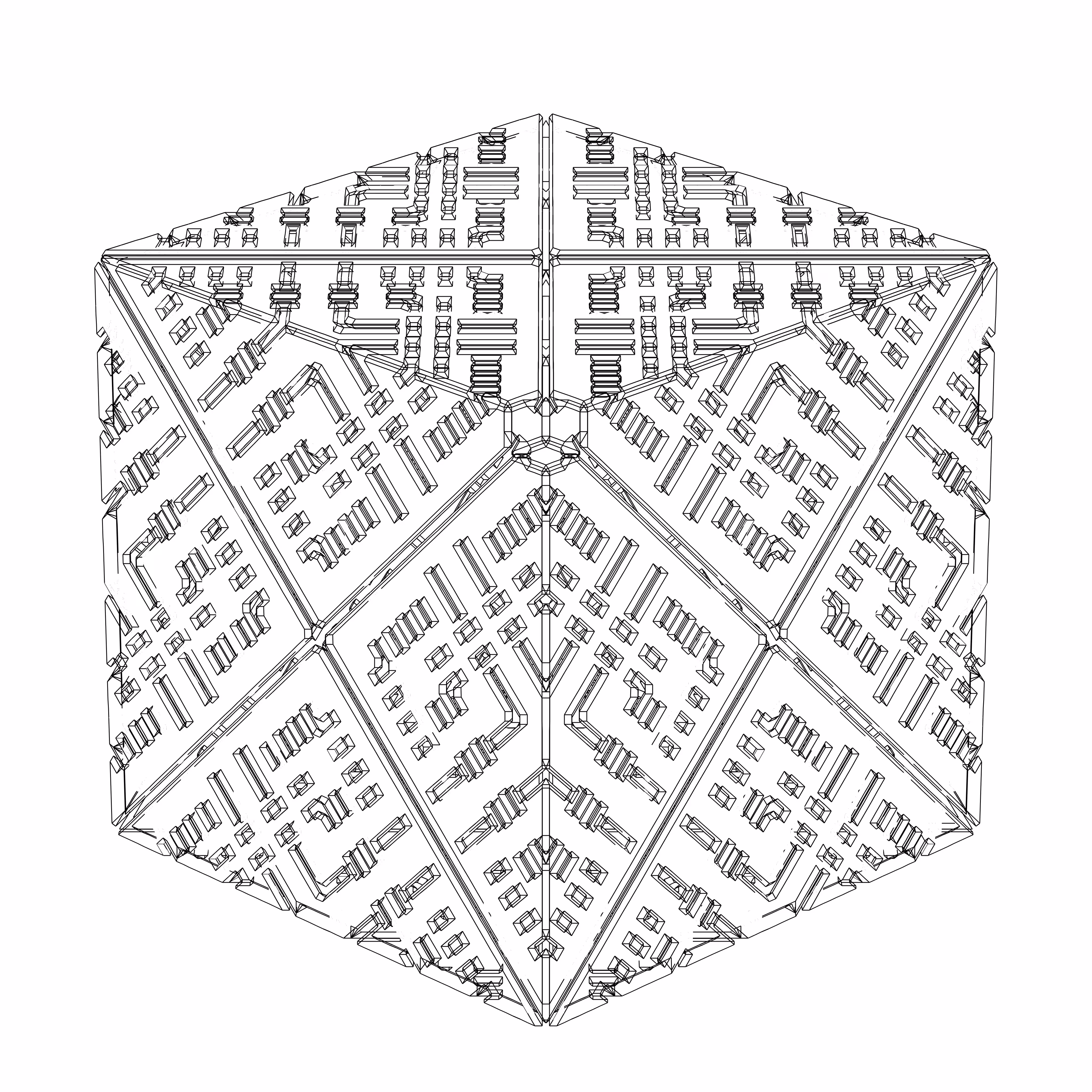 LL21 Alien Art Cube #382