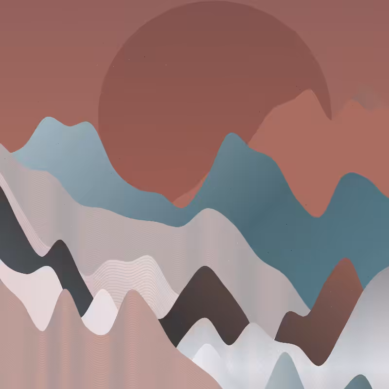 Rolling Hills at Sundown #76