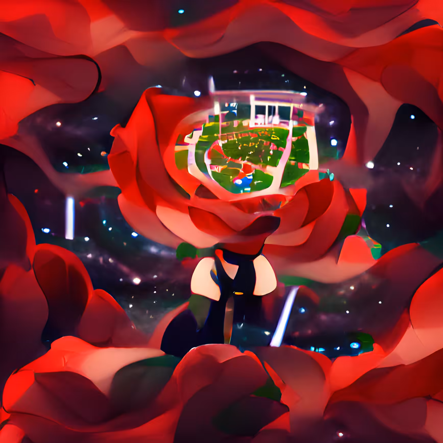 Roses with passion