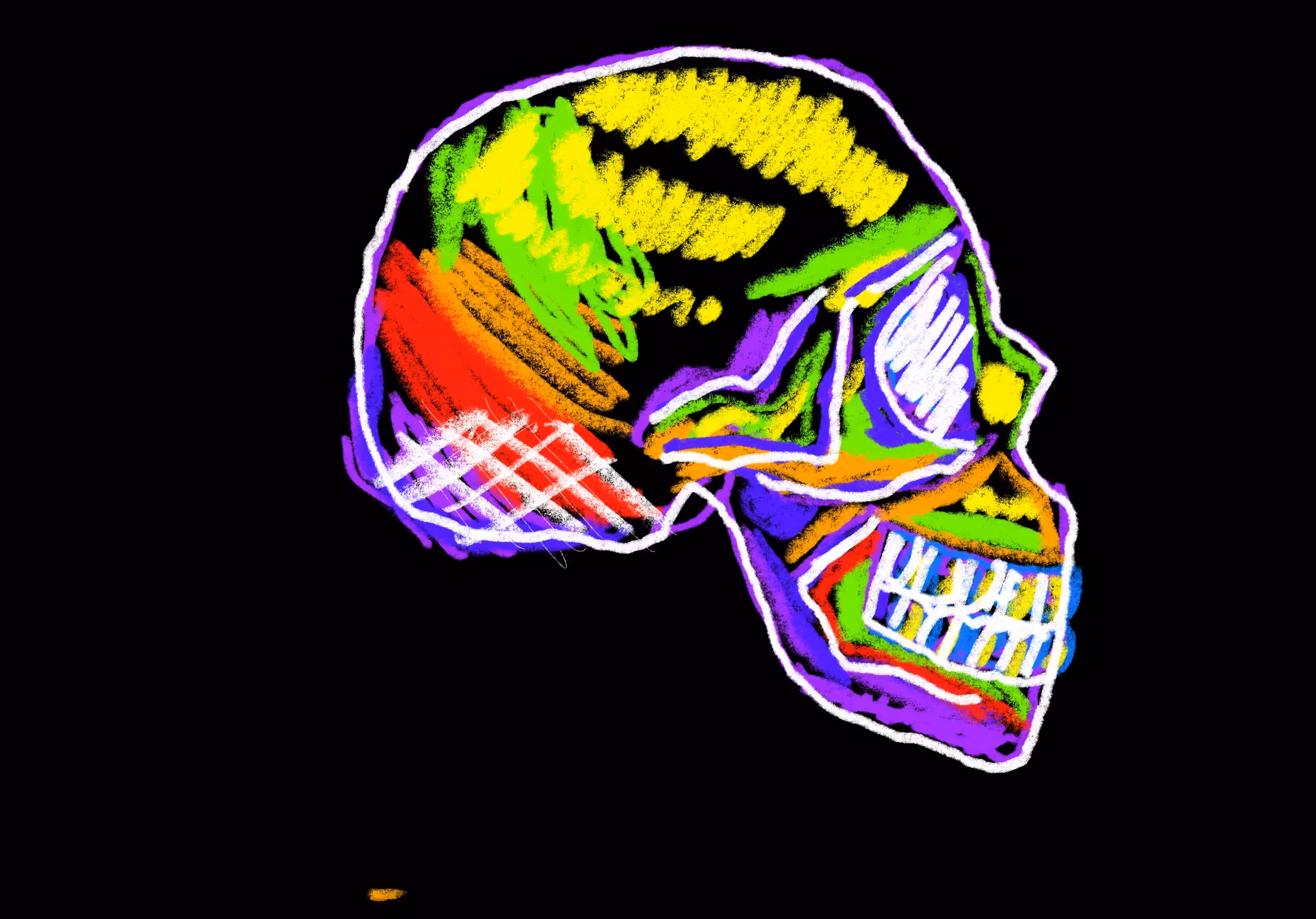 GM! #23 - skull of many colors