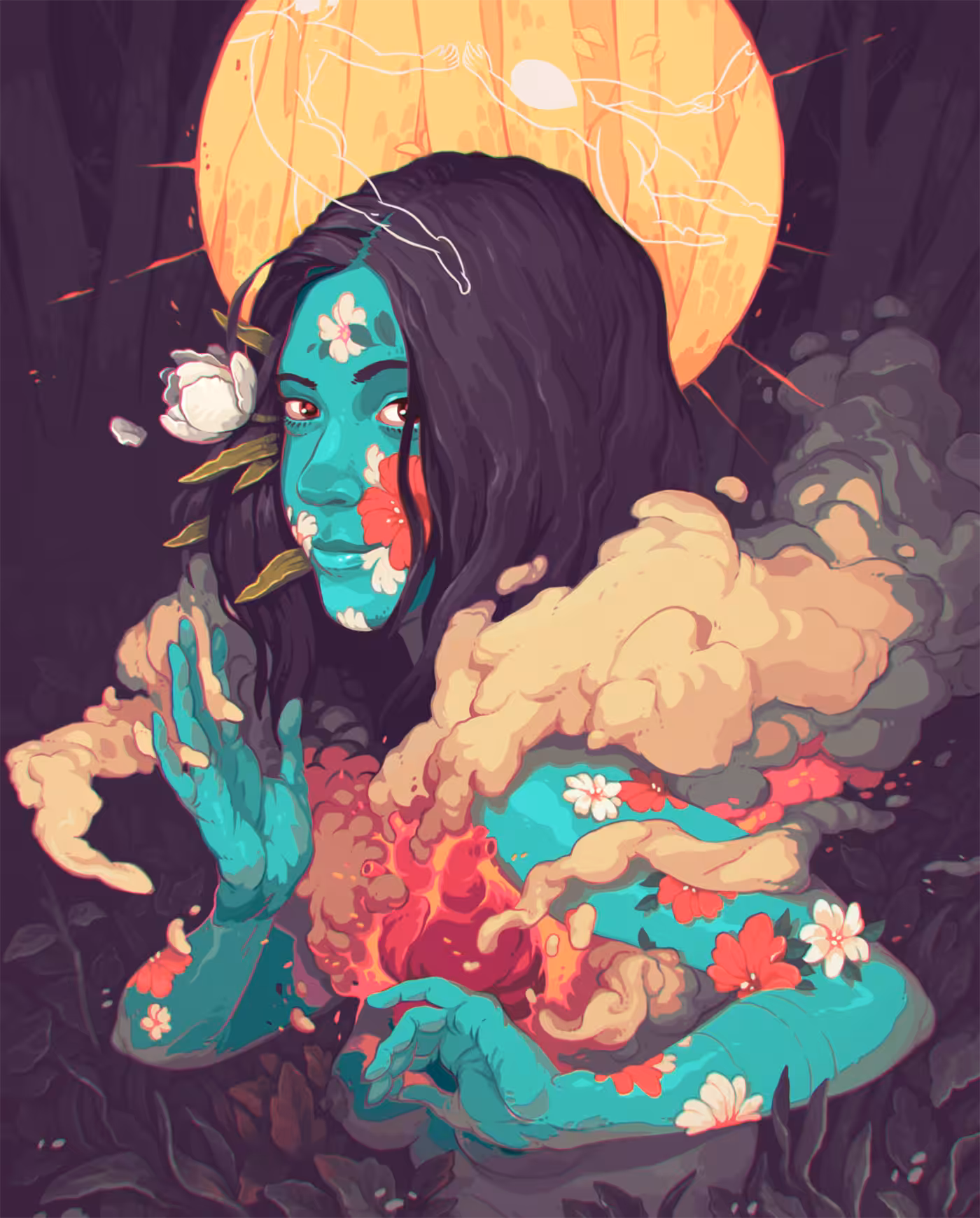 Fire inside