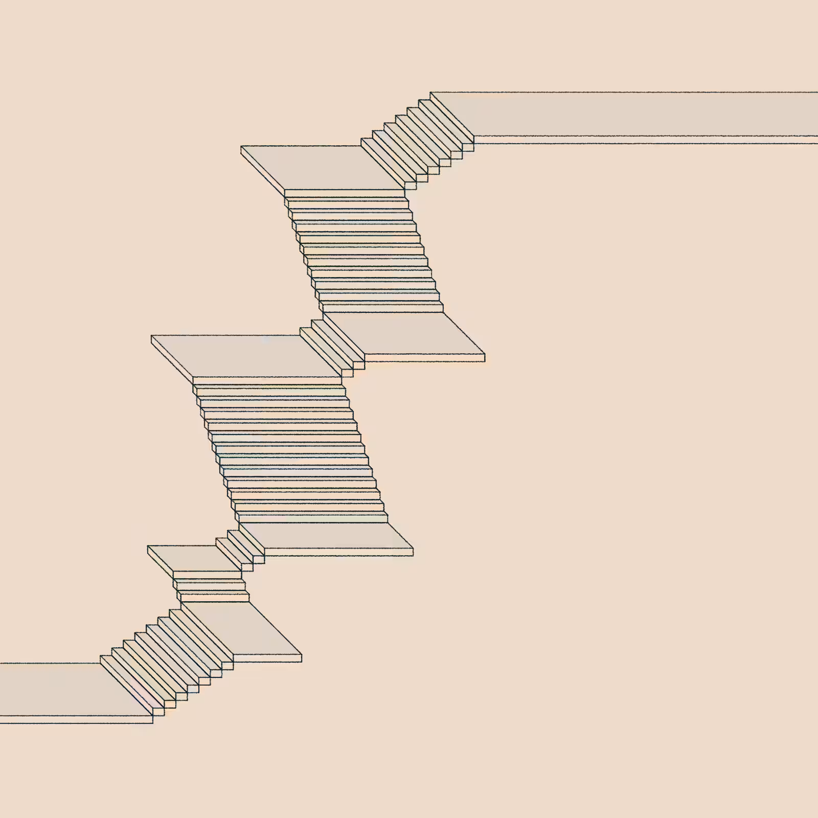 Stairs in a room #94