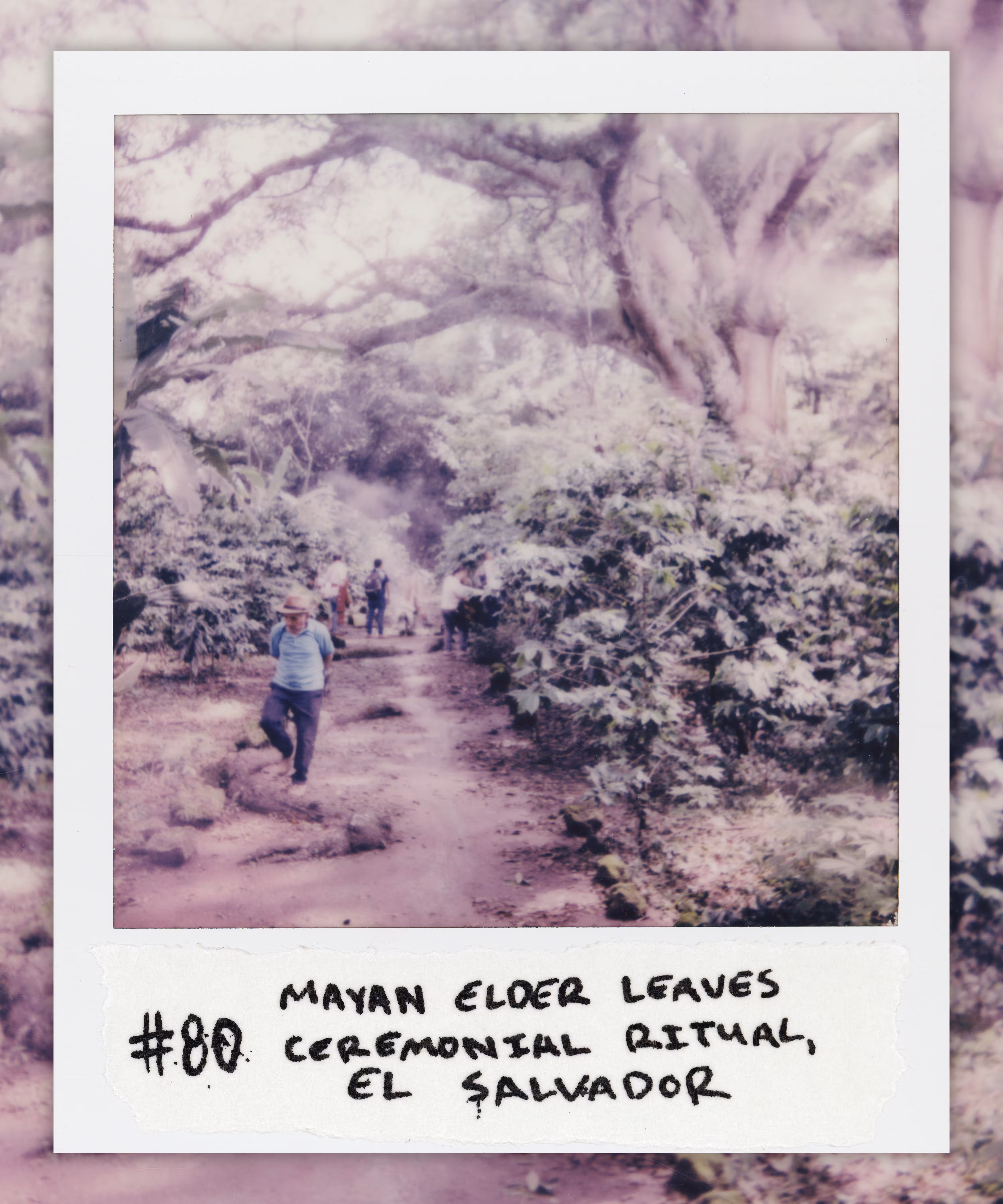 #80 Mayan Elder Leaves Ceremonial Ritual, El Salvador