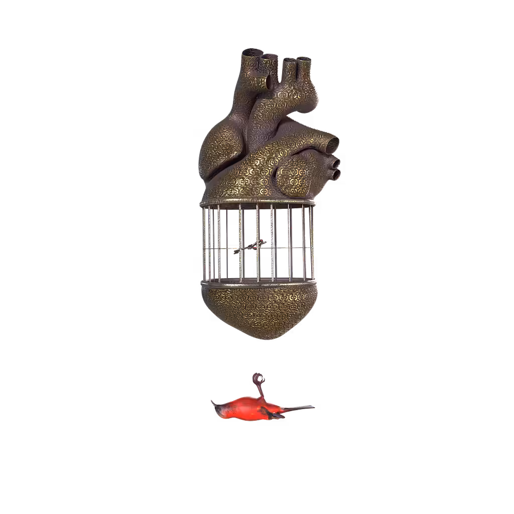 Caged heart