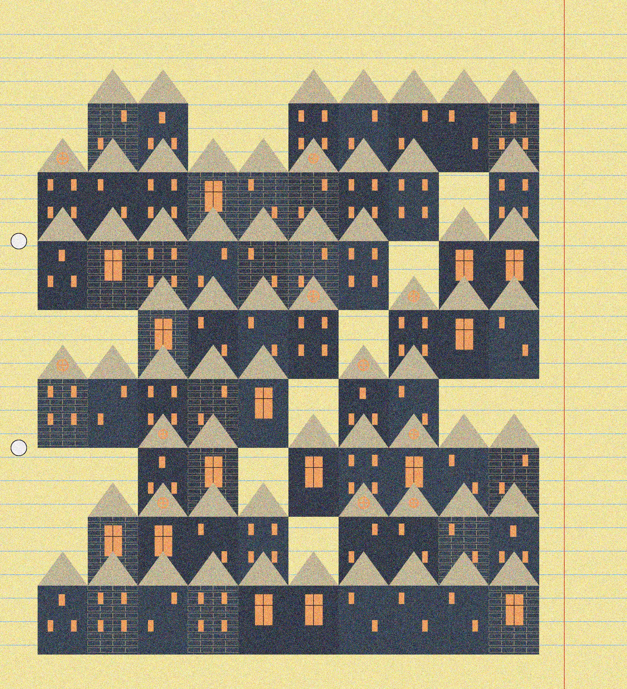 sketchbook page 7: neighbourhoods #51