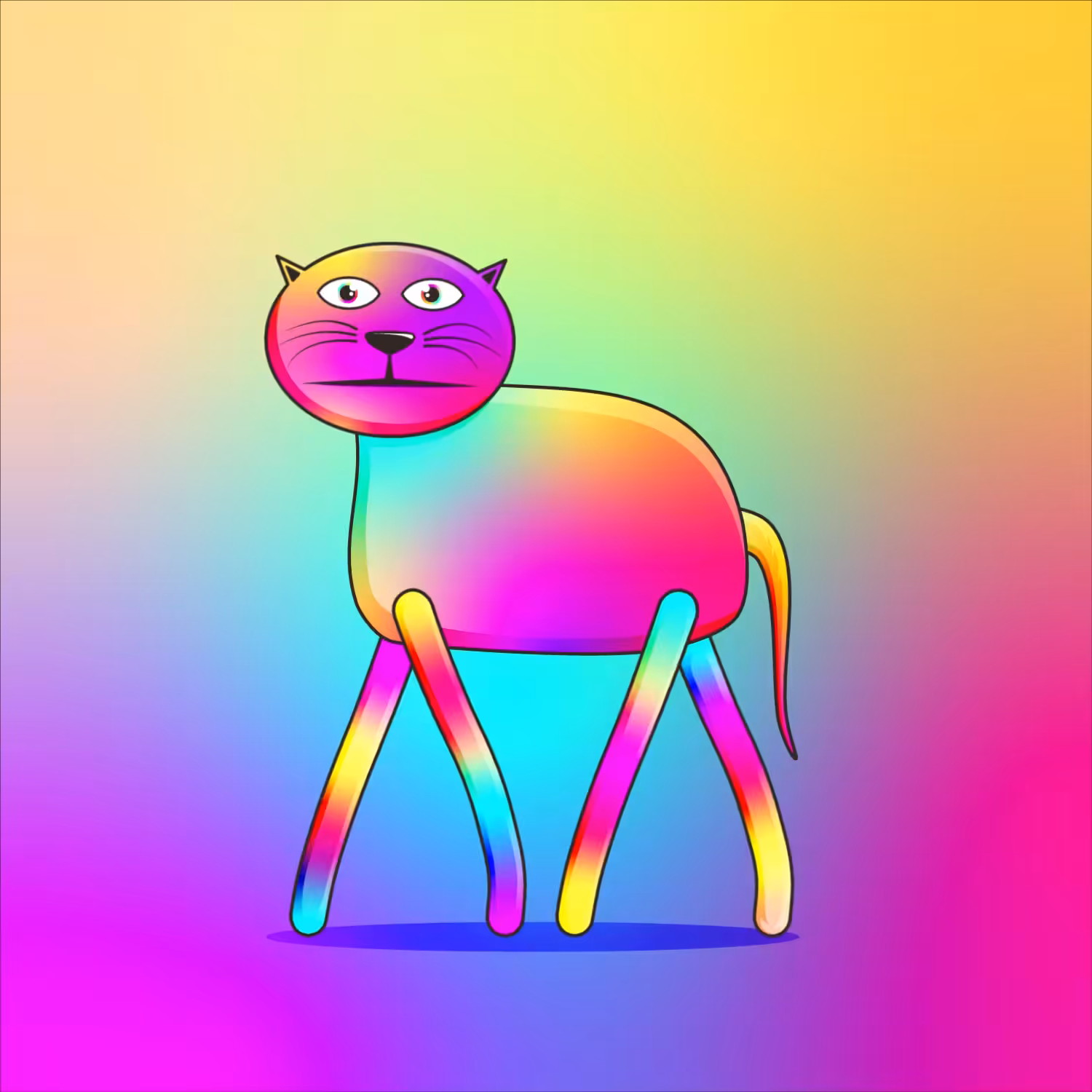 La La Cat_Gradi Cat_#10