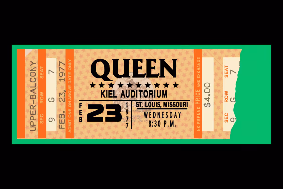 Classic Rock Concert Ticket Stub Generator #1
