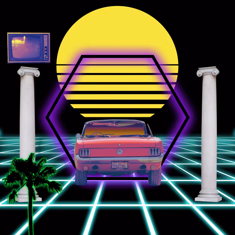 S Y N T H W A V E Nightlife Generator #48