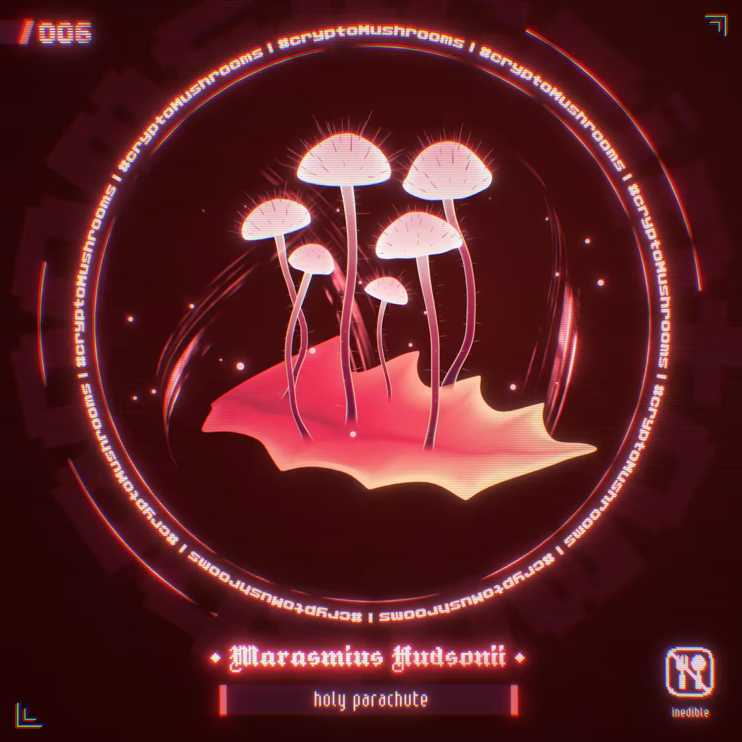 CryptoMushrooms #006 - Marasmius Hudsonii