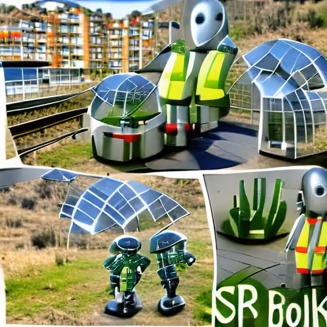 Solarpunk Robots