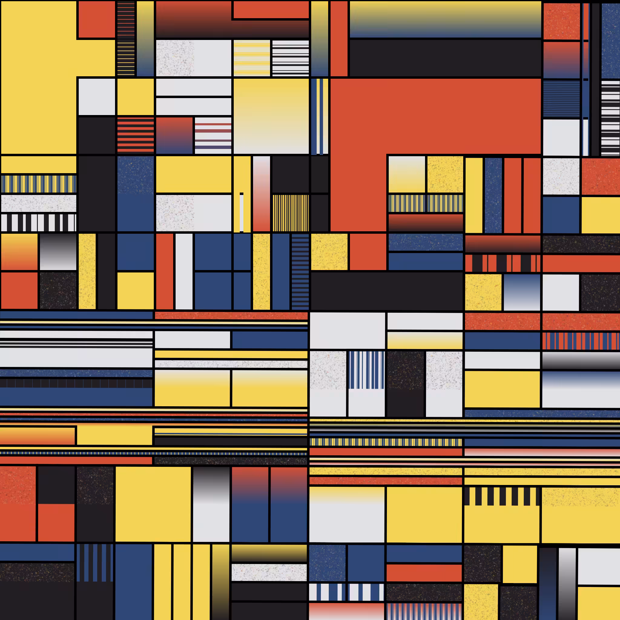 Agricultural Landscapes - Mondrian Edition #15