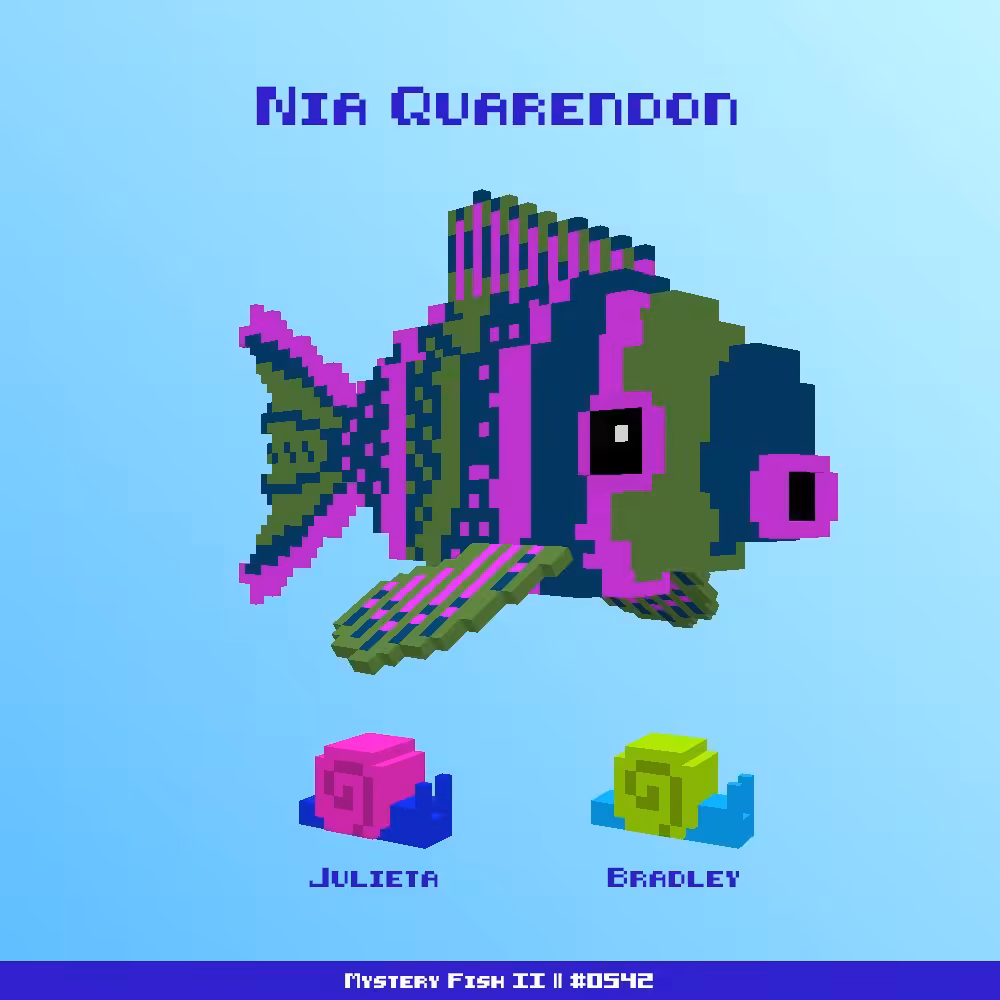 Nia Quarendon :: Mystery Fish 0542/1000 