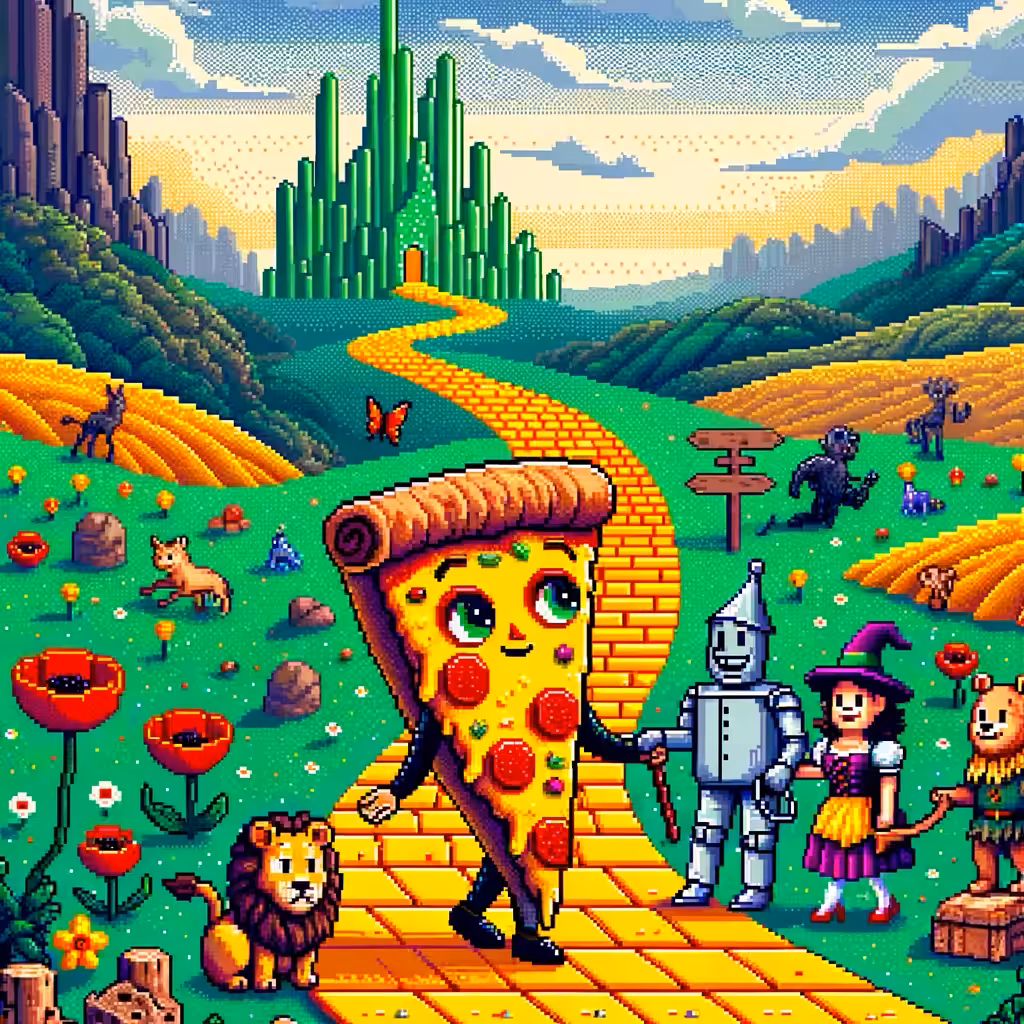 Follow the yellow brick road
