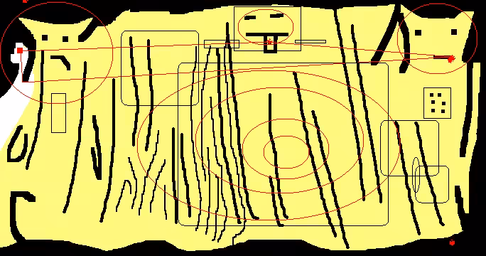 Red Line of Unchosen Connections
