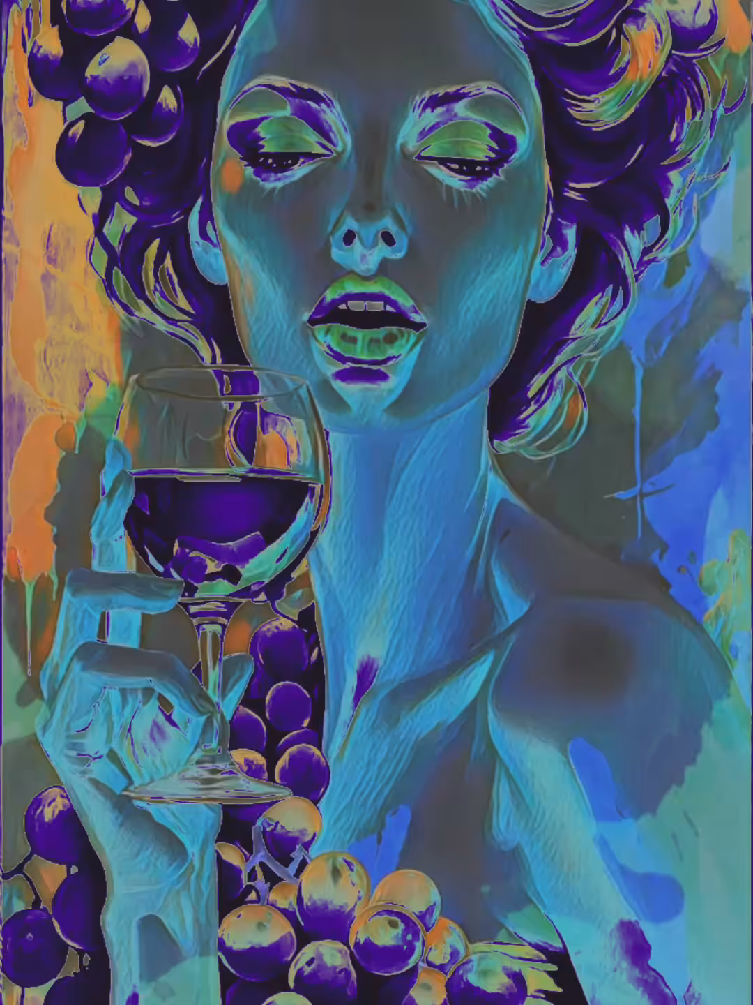 Grapes and Wine - Animation