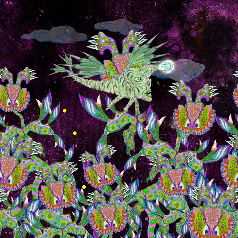 Fireflies and Flower Gardens #94