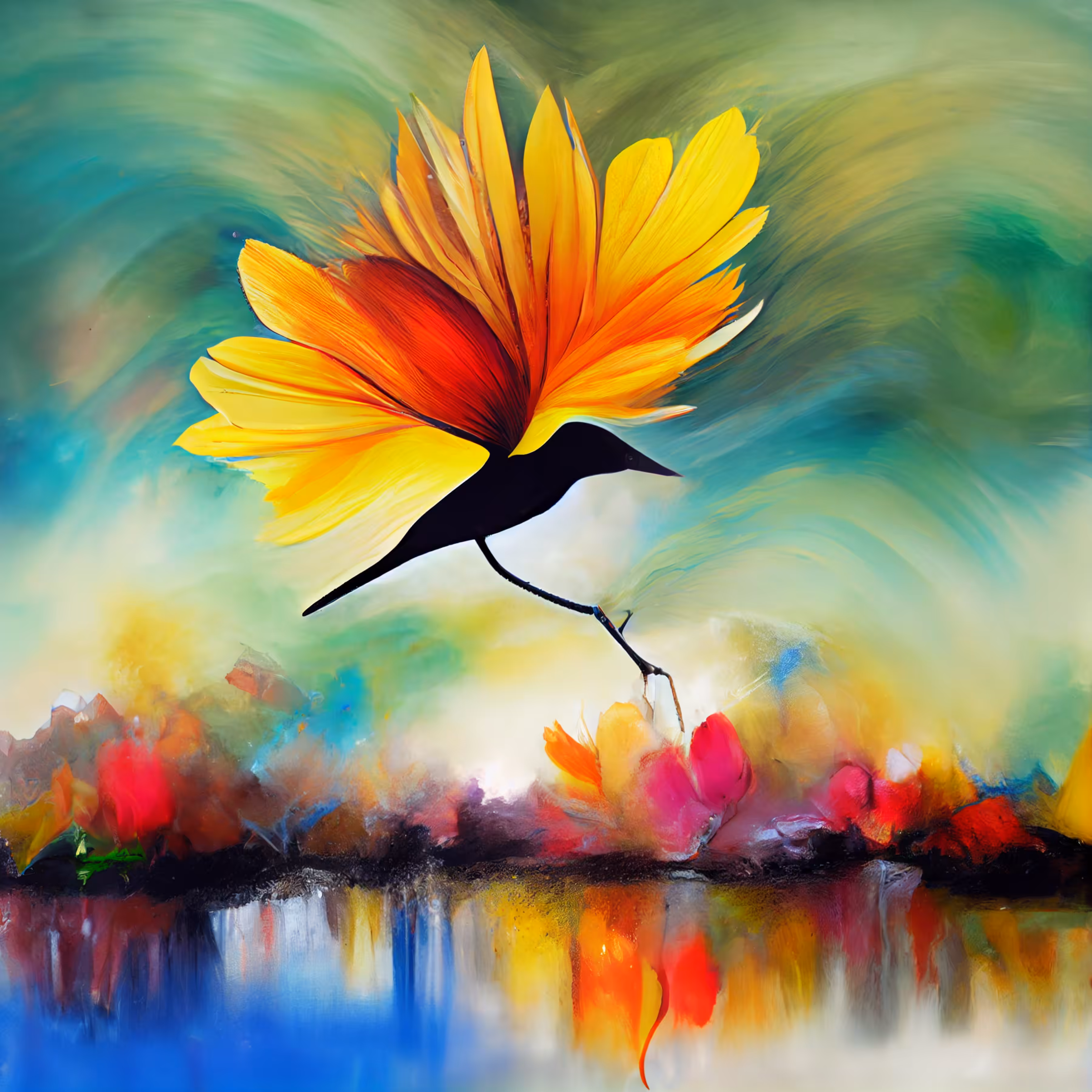 mysterious bird