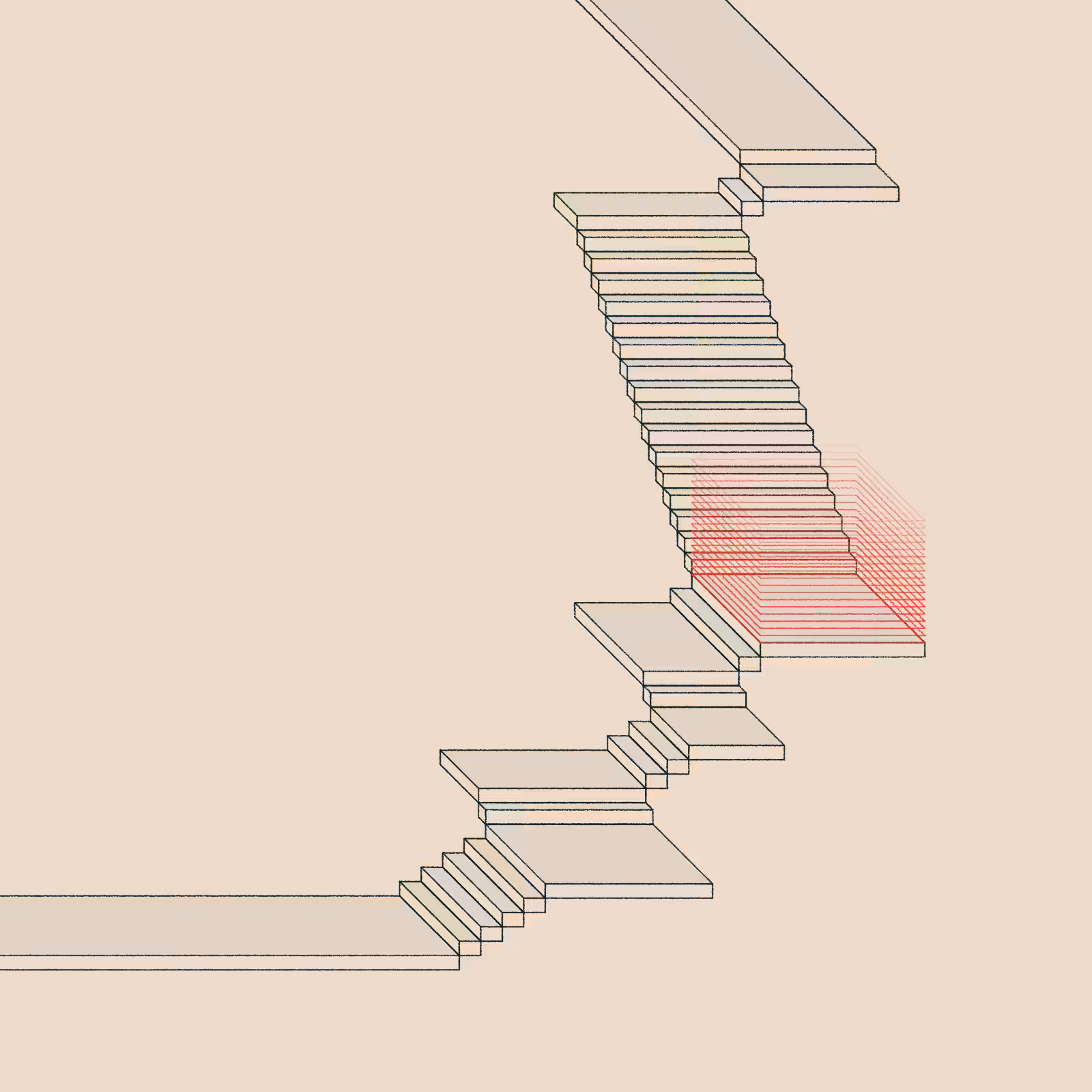 Stairs in a room #59