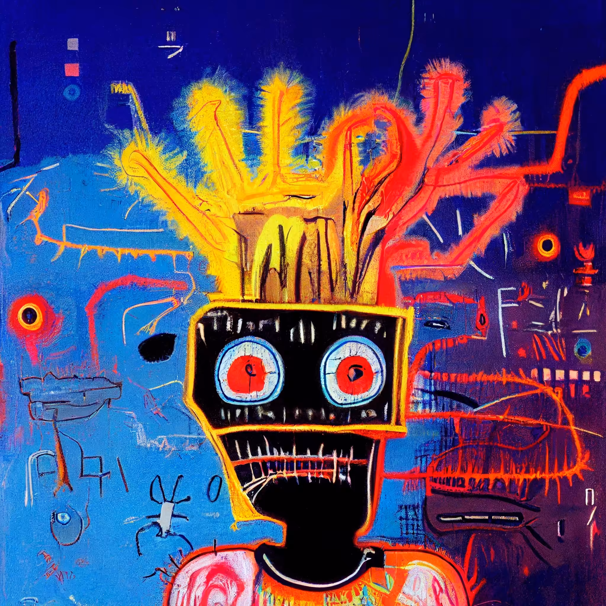 Basquiat Little Creatures: Little Creature #00249