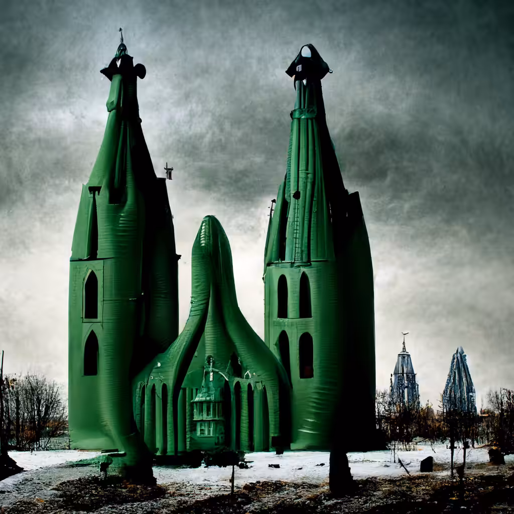 inflatable church