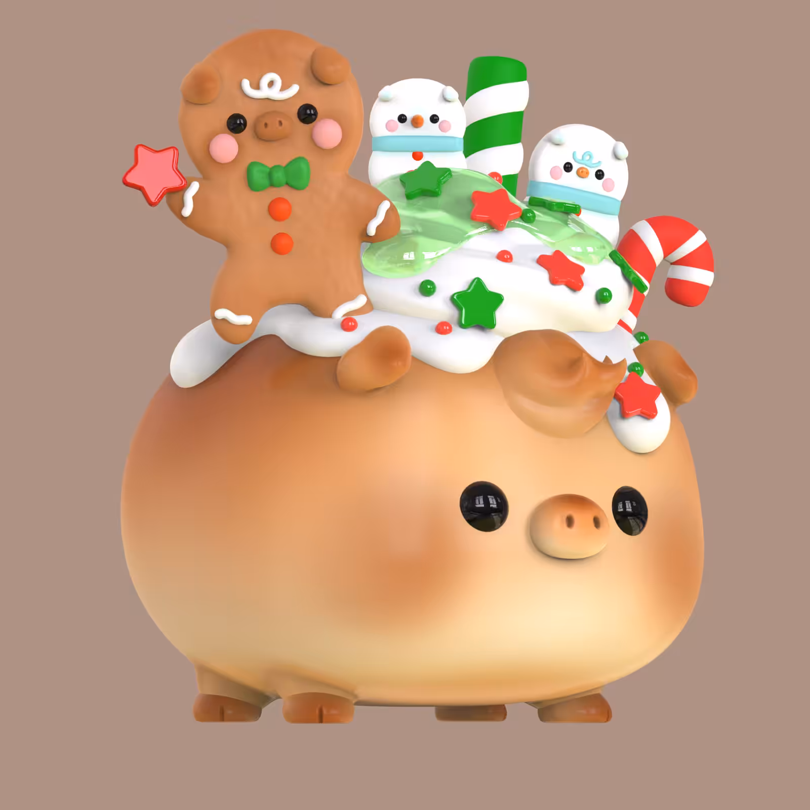015 Booka : Gingerbread Cupcake