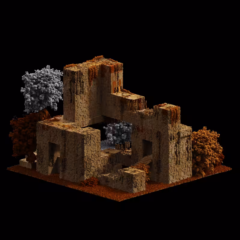 The voxel house #N1 #17
