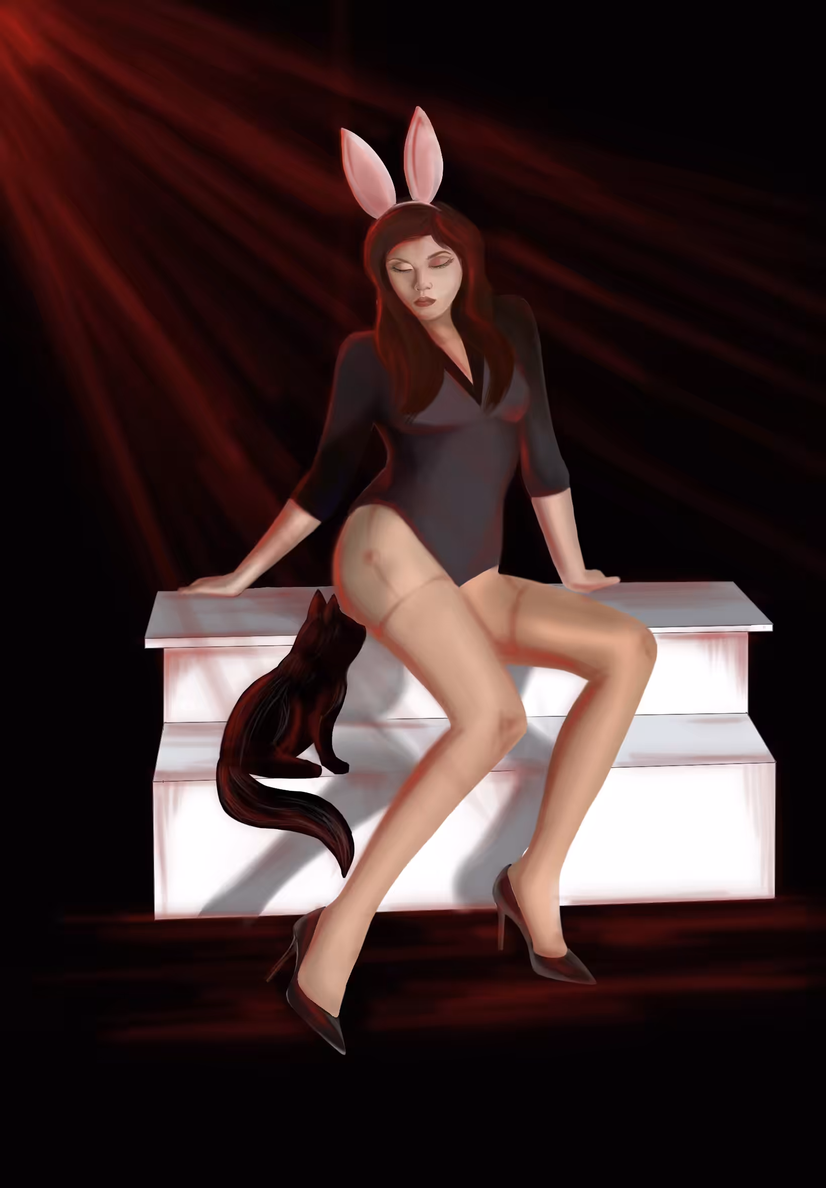 year of the rabbit and cat
