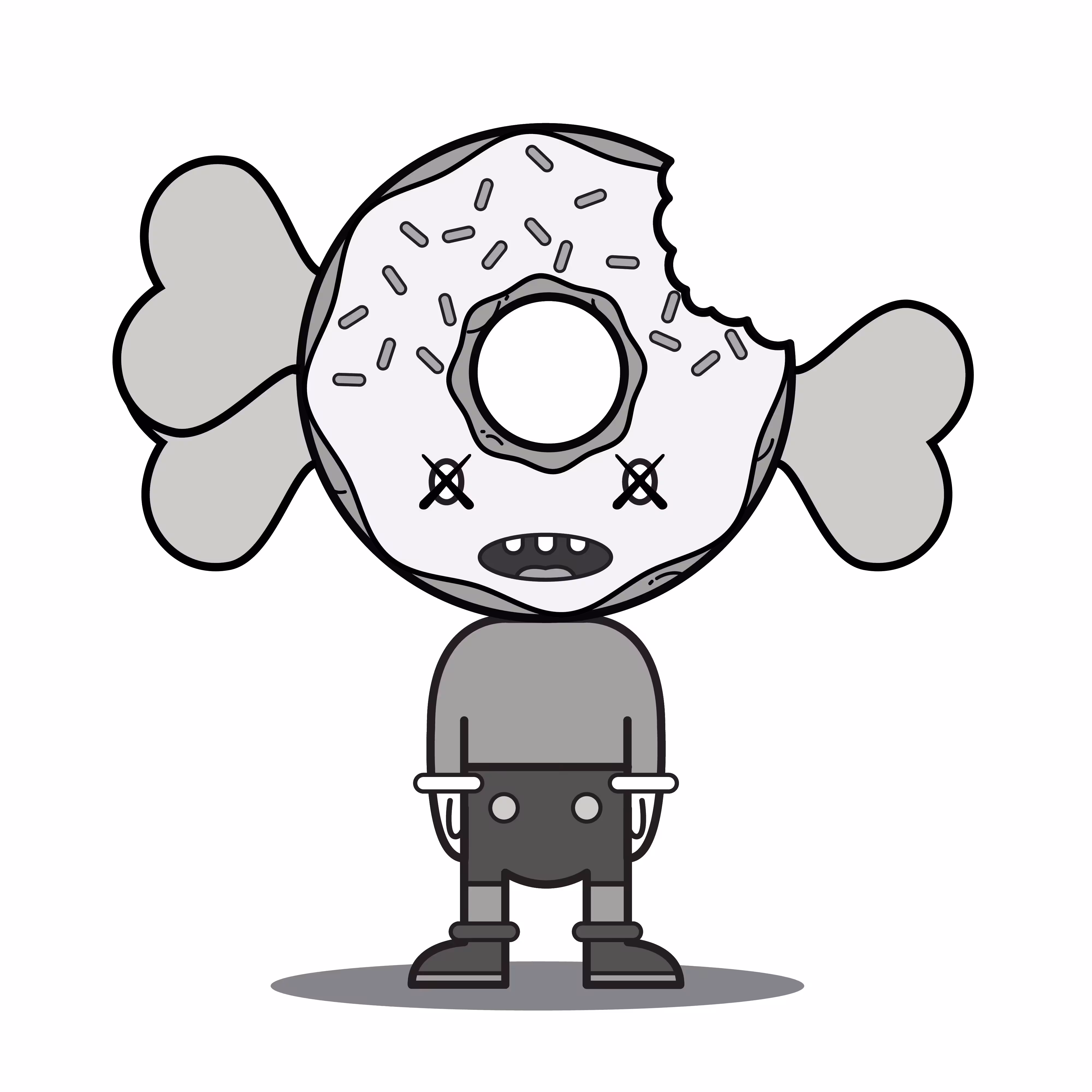 Butternut Deluxe 1s: KAWS Deluxe “DONUT HEADS” - #95