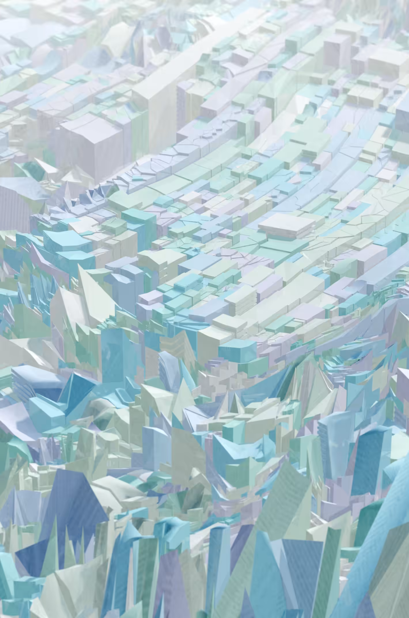 Rodeo posts: Abstract panorama