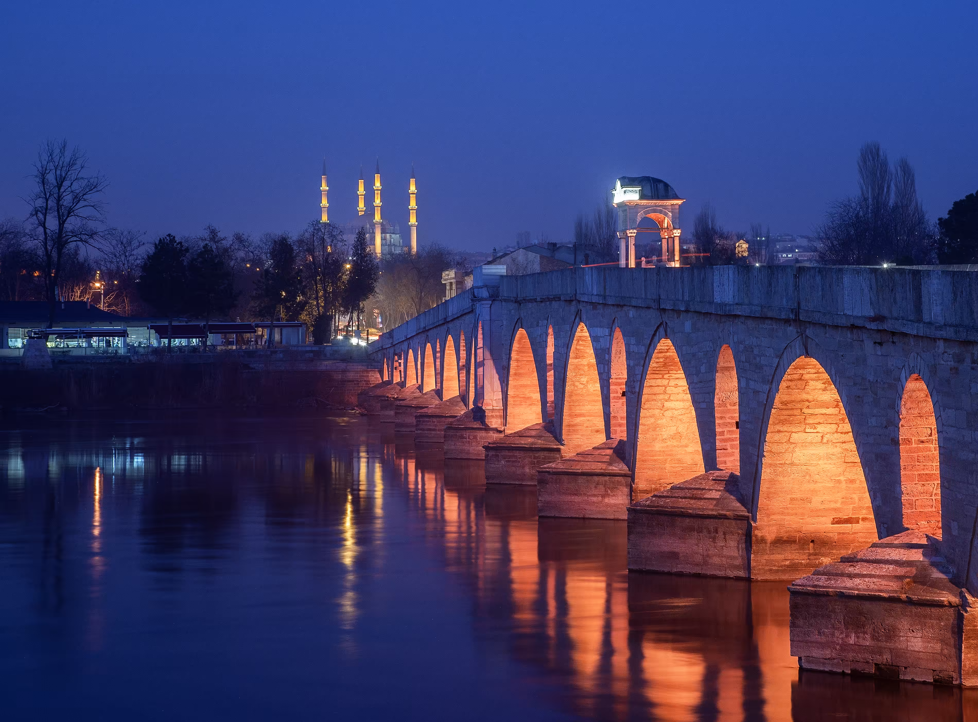 Midnight Blue Reflection