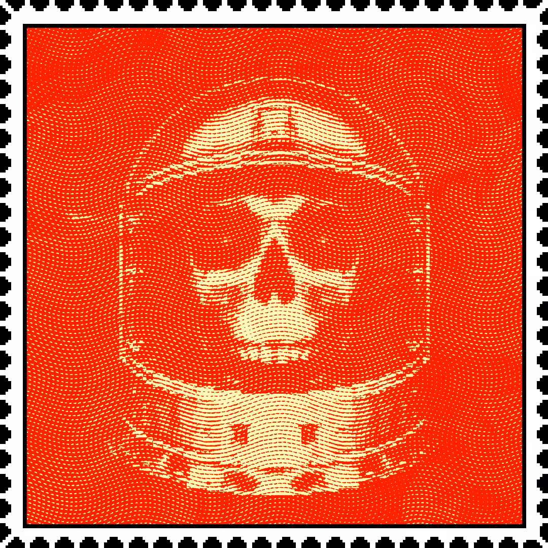 Cursed special No.2 Skull stamp