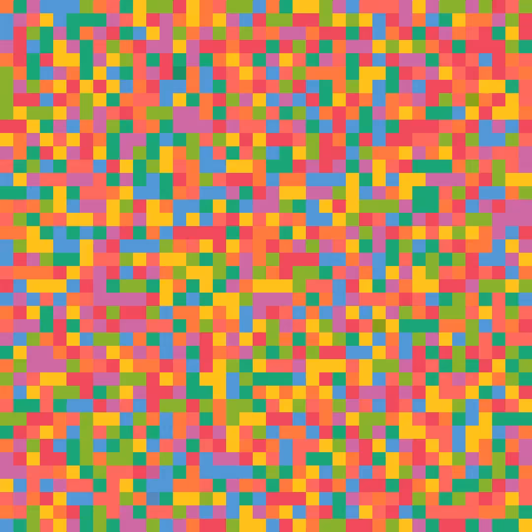 Colors living together in randomness