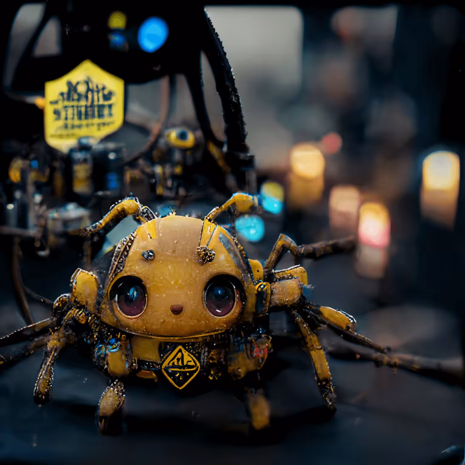 yellow spider