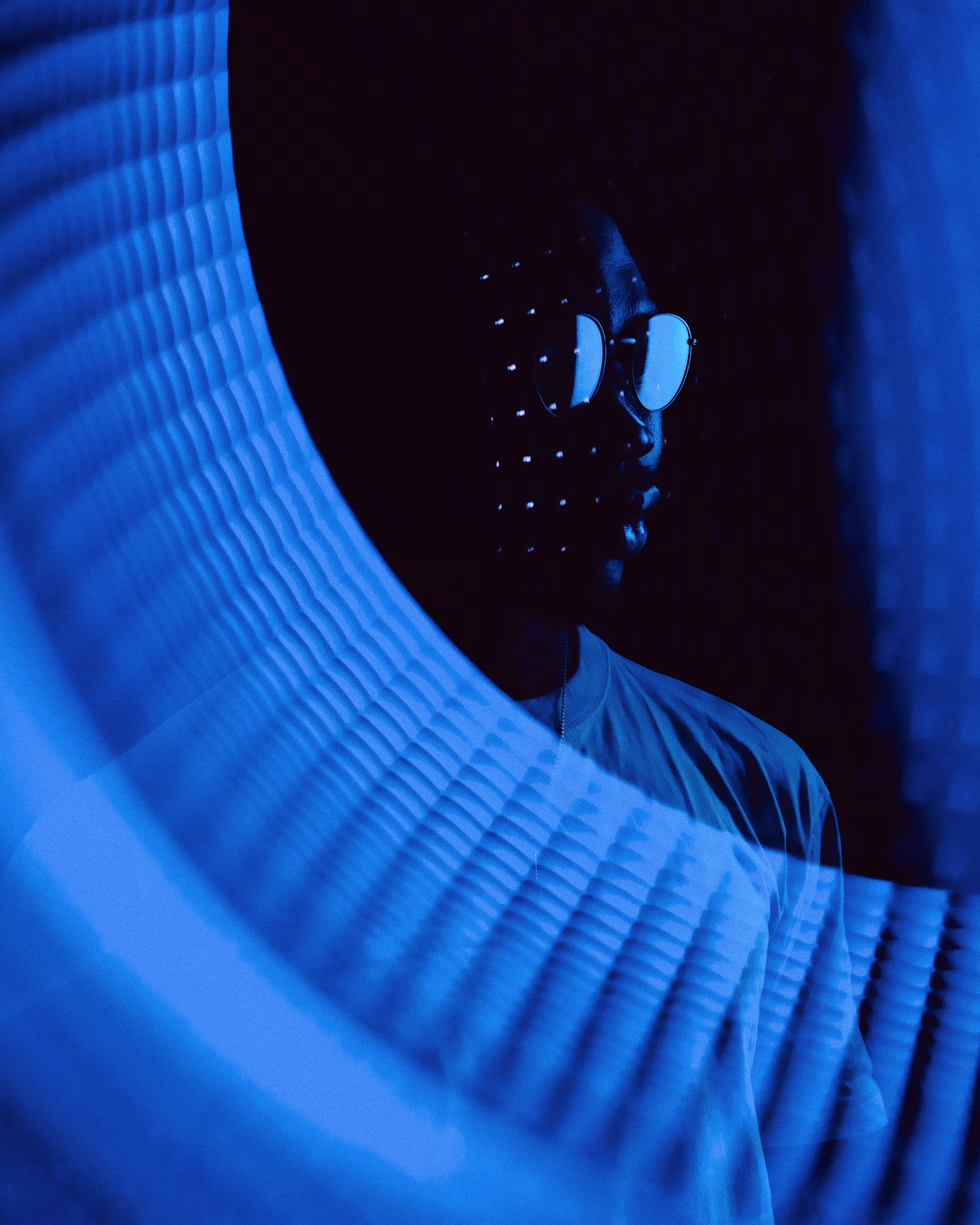 Something blue.