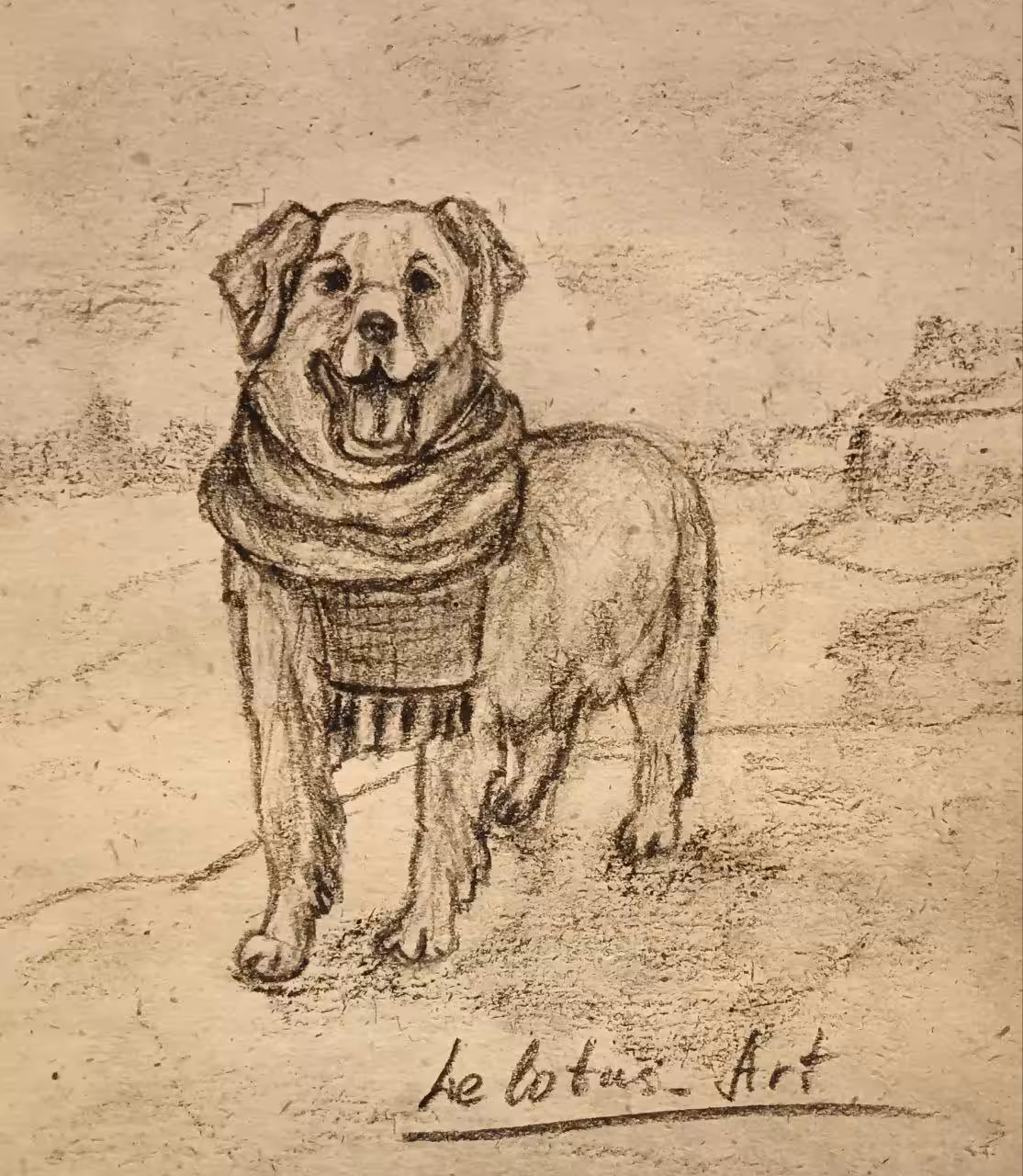 Charcoal Inktober 2024: Day 14 "Roam" Скитание
