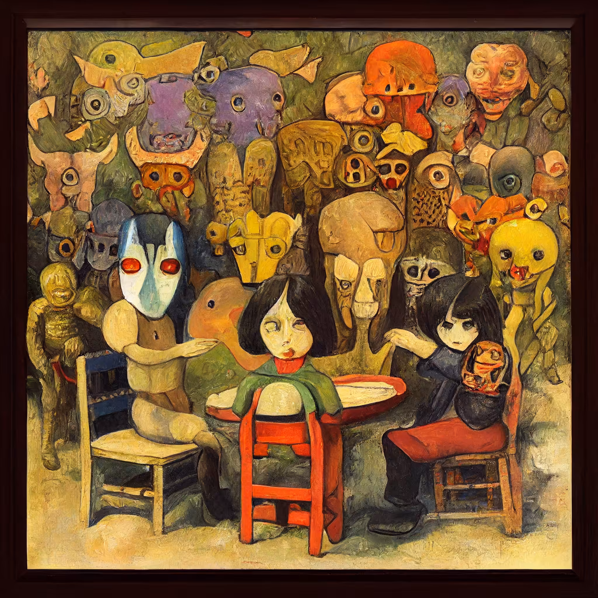 Henry Darger x Paul Cézanne #2